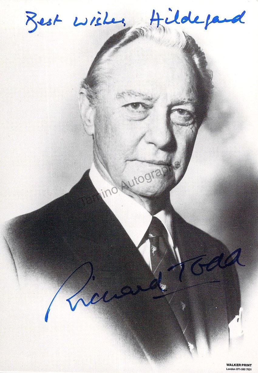 Todd, Richard - Signed Photograph