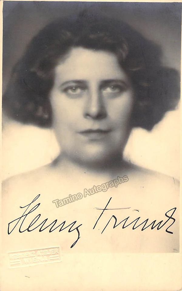 TRUNDT, Henny (Various Autographs) - Image 7