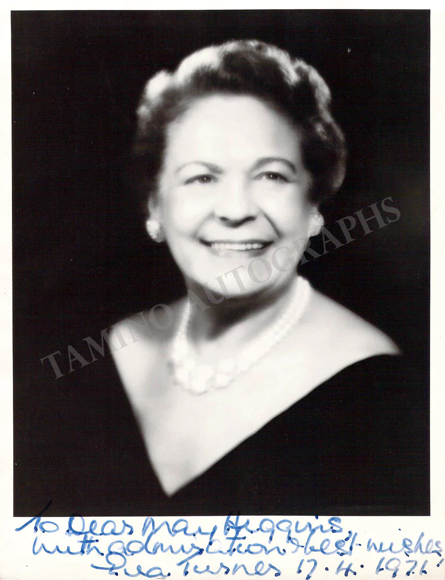 TURNER, Eva (Various Autographs) - Image 10