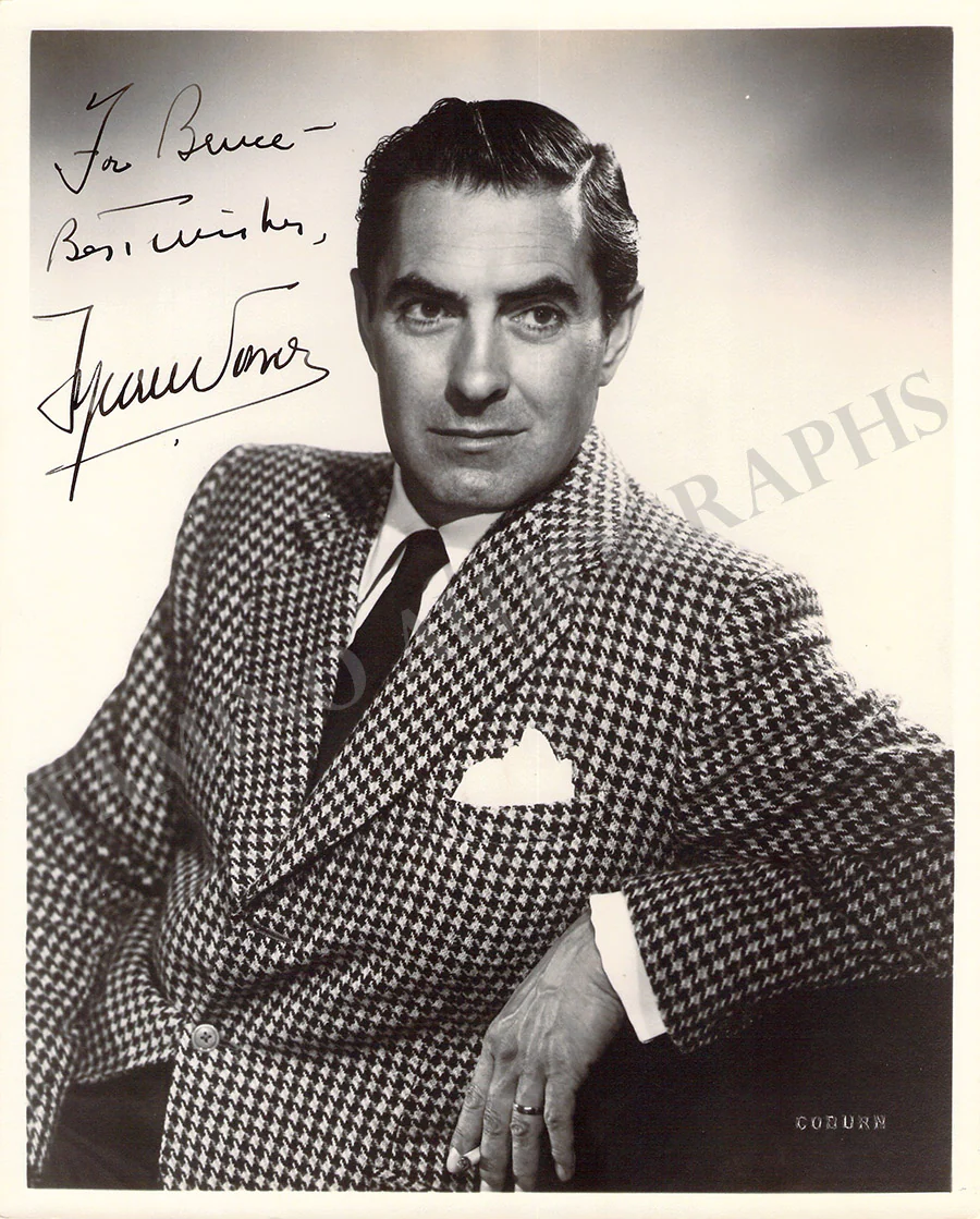 Power, Tyrone - Signed Photograph