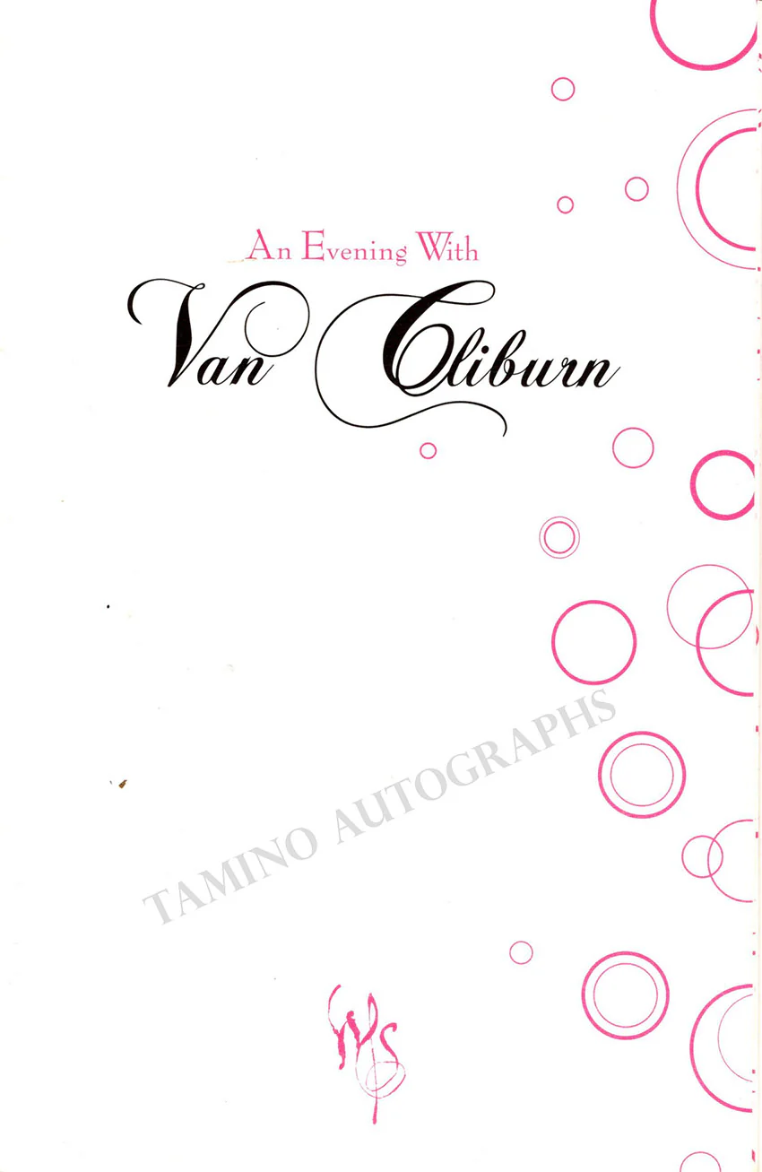 Cliburn, Van - Signed Programs (Various Options) - Image 9