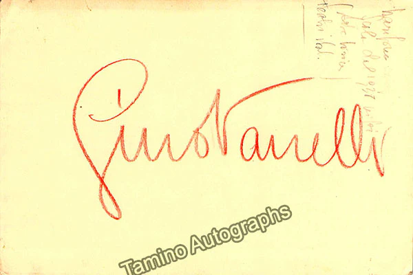VANELLI, Gino (Various Autographs) - Image 4