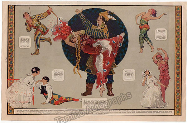 Nijinsky, Vaslav - Original Vintage Print