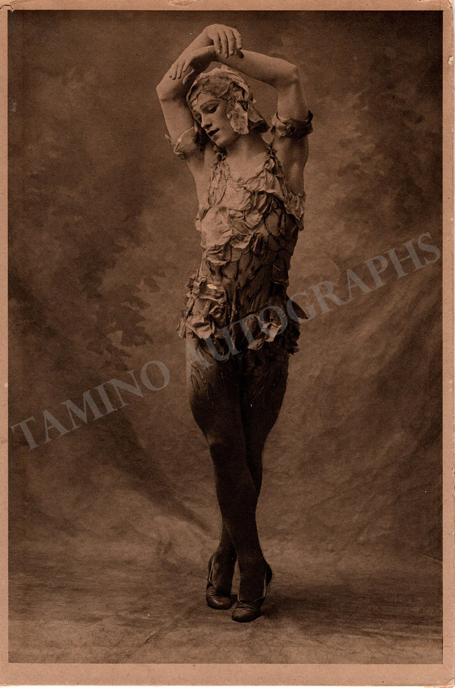 Nijinsky, Vaslav - Signed Card & Photo 1913 - Image 2