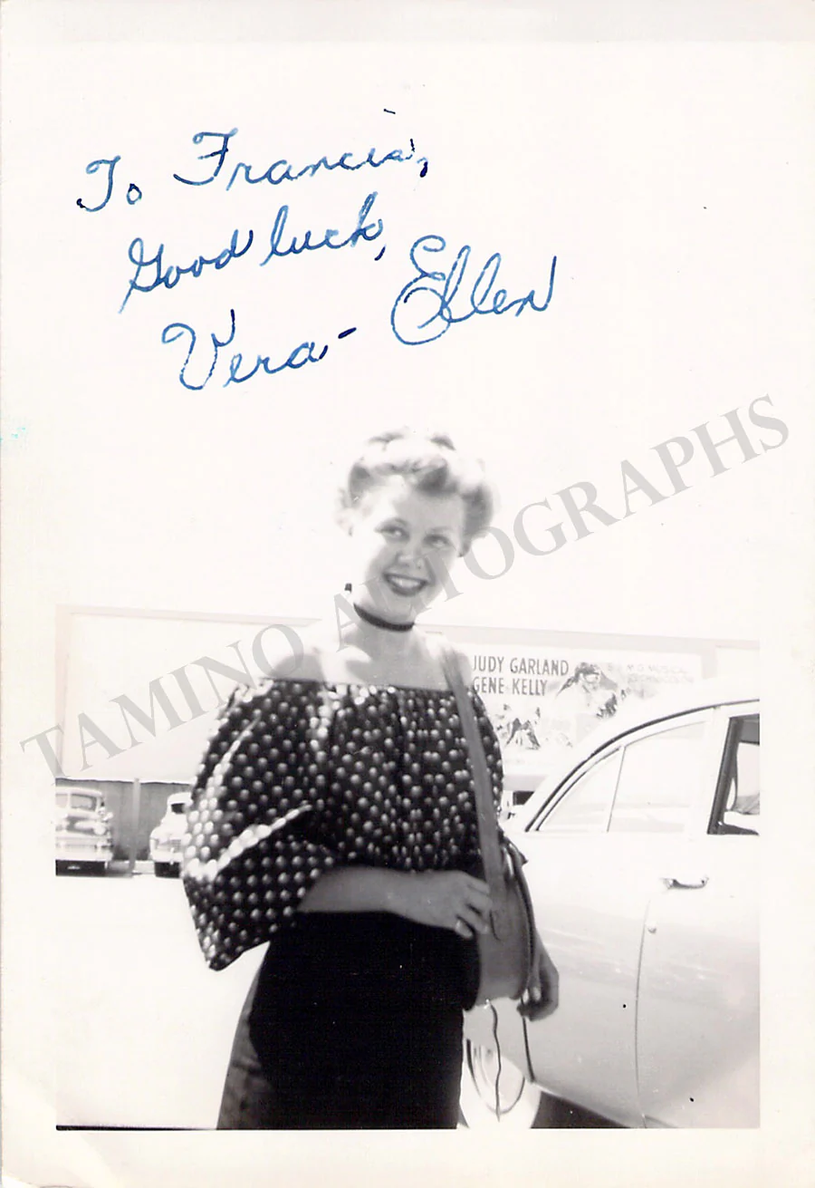 Ellen, Vera - Signed Photograph