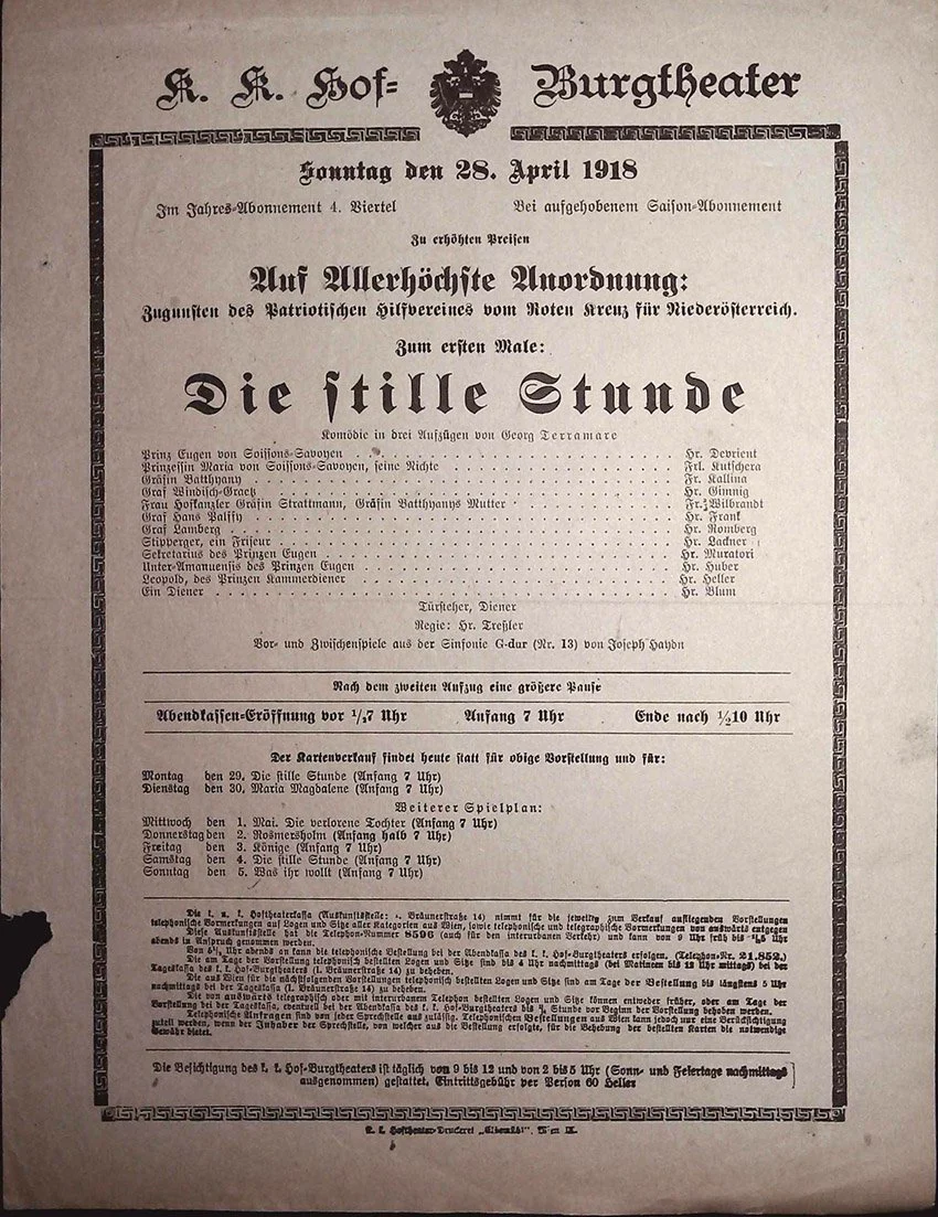 Vienna Theater Playbills -  Large Lot 1875-1930 - Image 35