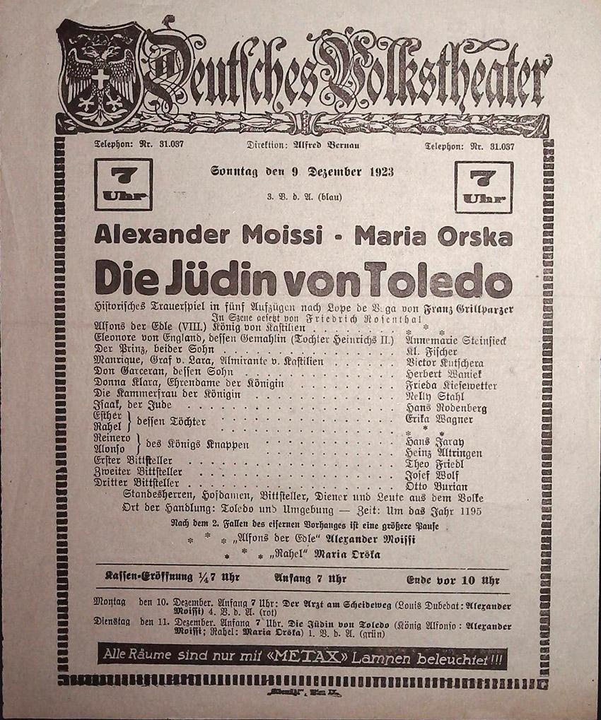 Vienna Theater Playbills -  Large Lot 1875-1930 - Image 7