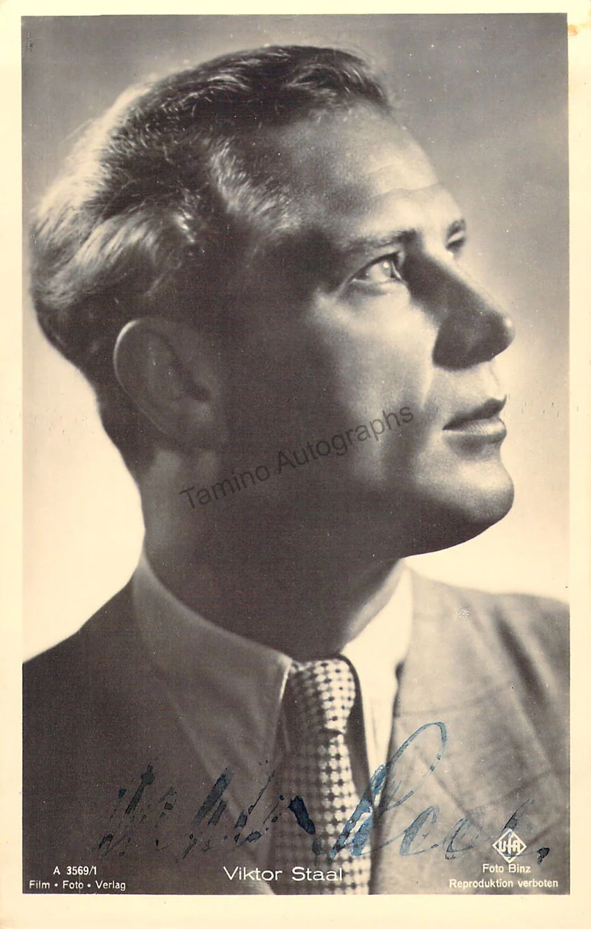 Staal, Viktor - Signed Photograph