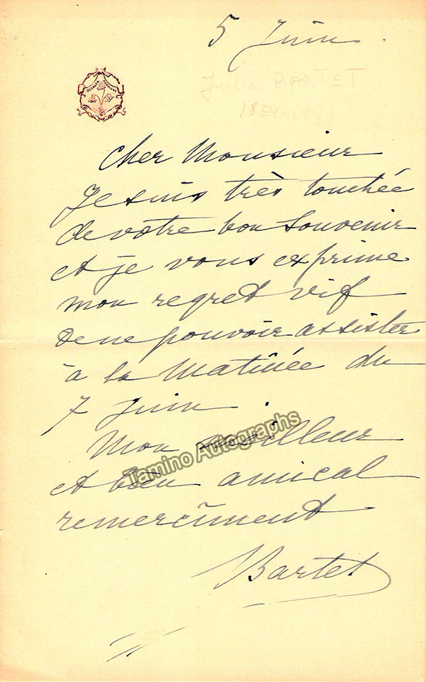 Vintage Actors & Actresses - Set of 7 Autograph Letters Signed - Image 5