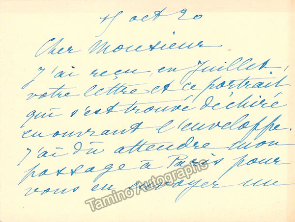 Vintage Actors & Actresses - Set of 7 Autograph Letters Signed - Image 8