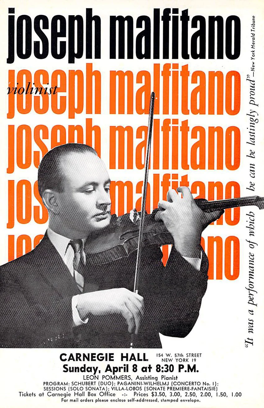 Violinists - Lot of 10 Concert Playbills & 1 Program - Image 7