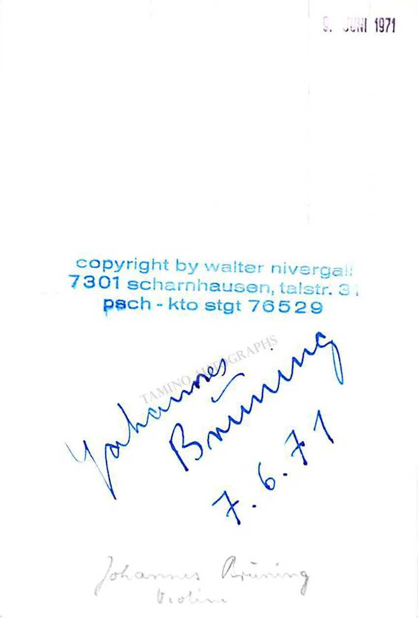 Violinists - Lot of 18 Signed Photographs - Image 11