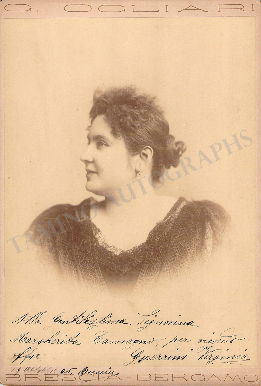 Guerrini, Virginia - Signed Cabinet Photograph