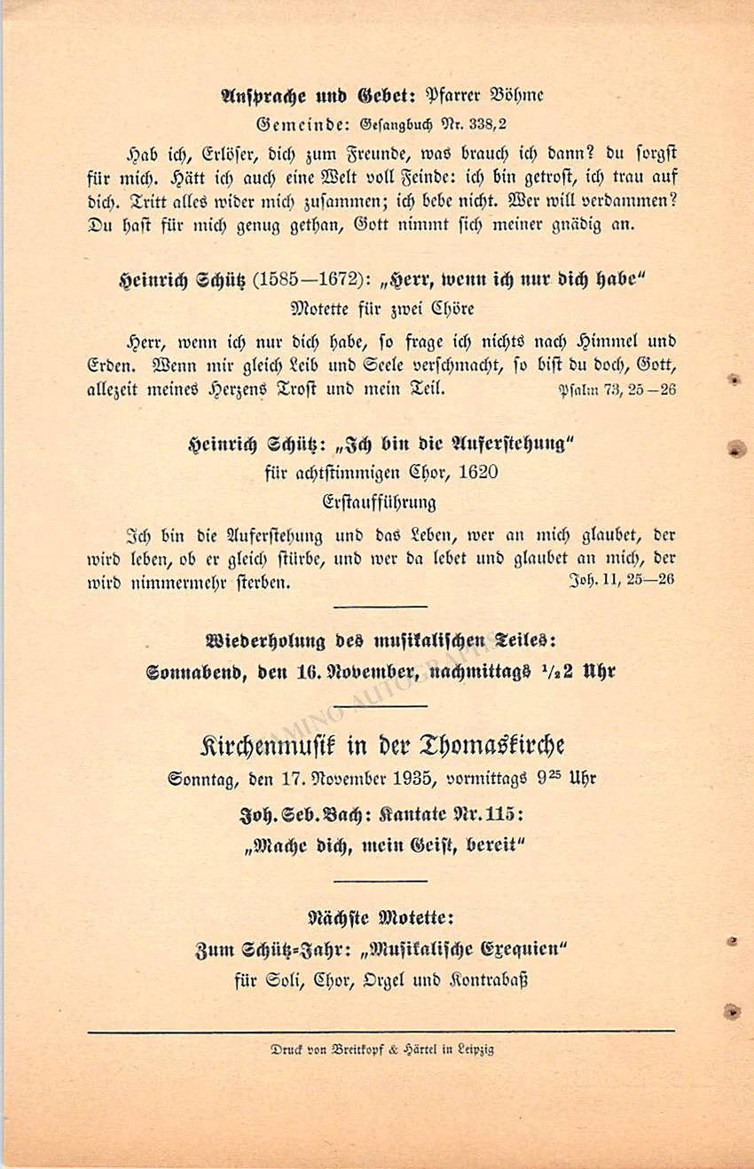 Vocal and Recital Concerts - Lot of 40+ German Programs 1871-1943 - Image 15