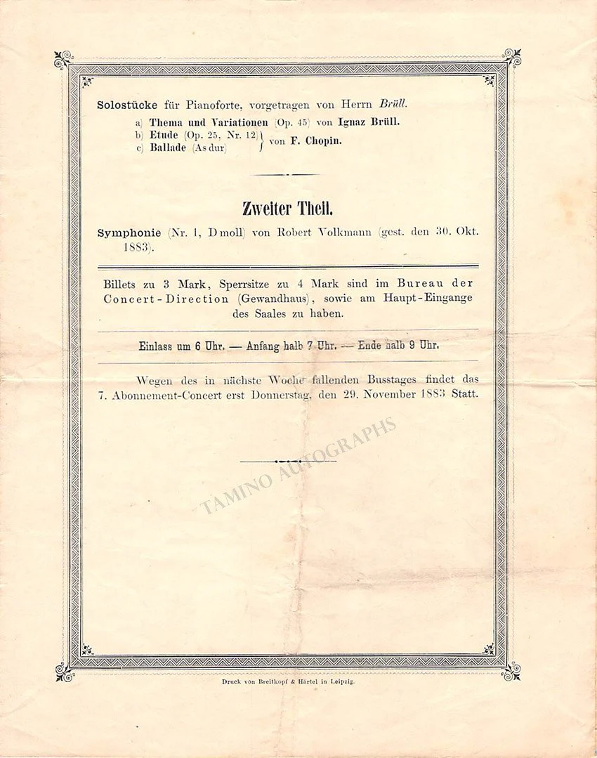 Vocal and Recital Concerts - Lot of 40+ German Programs 1871-1943 - Image 21