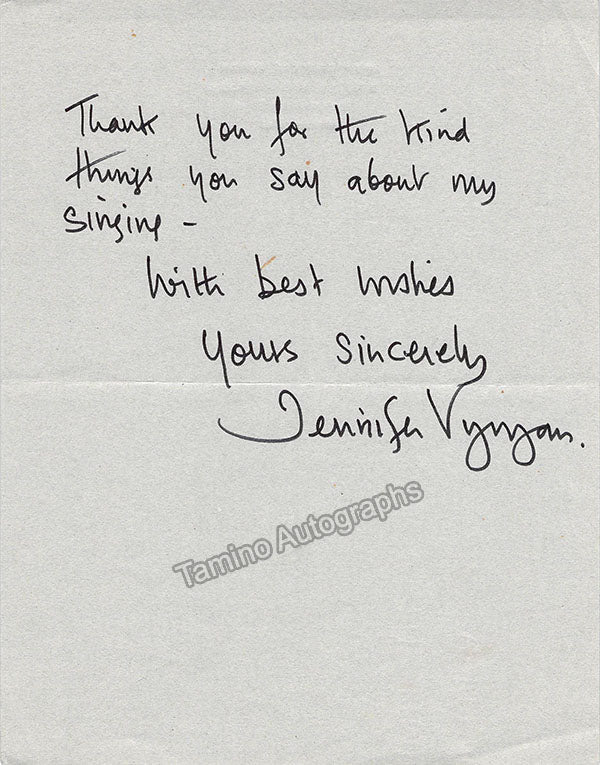 Vyvyan, Jennifer - Autograph Letter Signed 1972 - Image 2