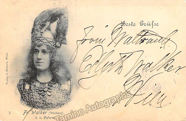 WALKER, Edyth (Various Autographs) - Image 4