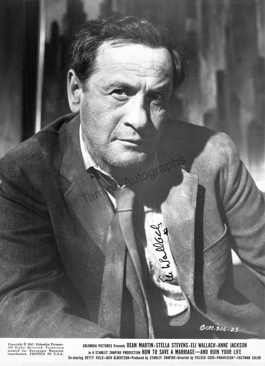 Wallach, Eli - Signed Photograph in "How to Save a Marriage"