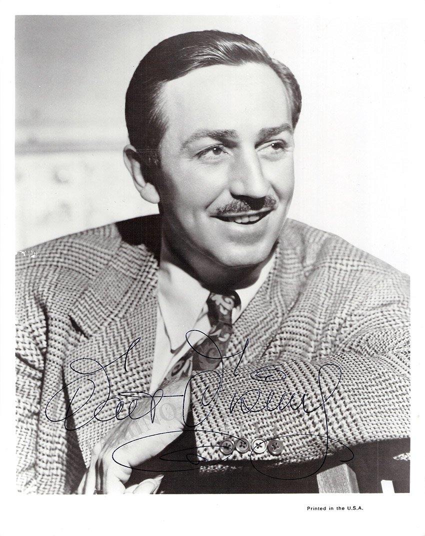 Disney, Walt - Signed Photo
