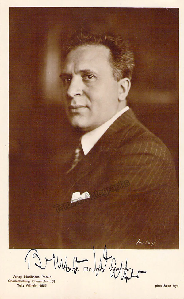Walter, Bruno - Various Autographs - Image 4