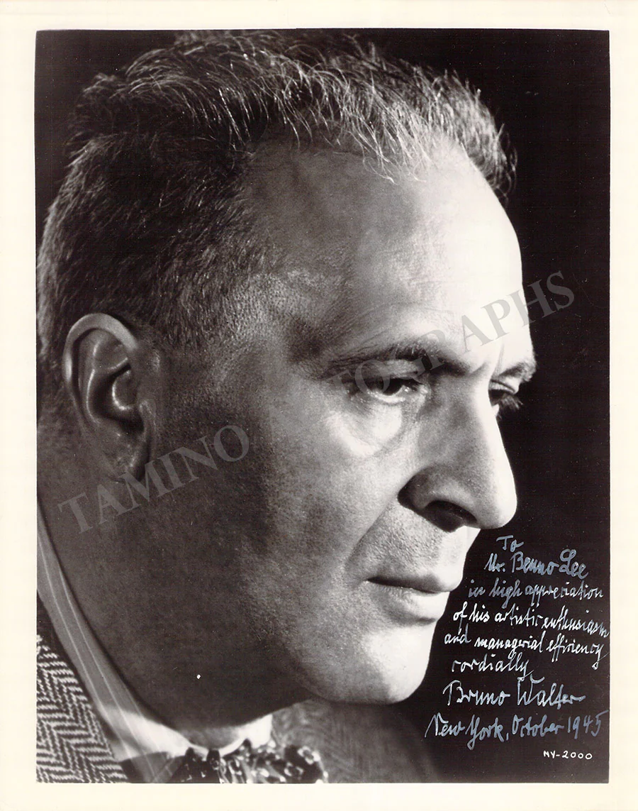 Walter, Bruno - Various Autographs - Image 6