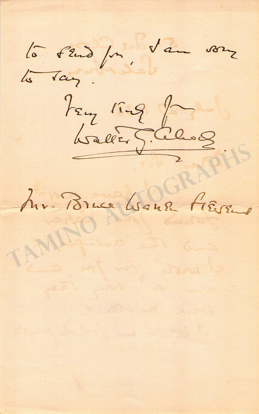 Alcock, Walter Galpin - Set of 3 Signed Autographs & Book - Image 3