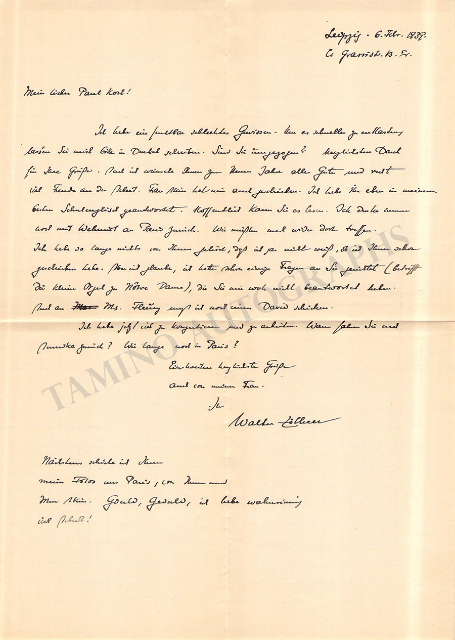 Zollner, Walter - Lot of 11 Autograph Letters Signed - Image 21