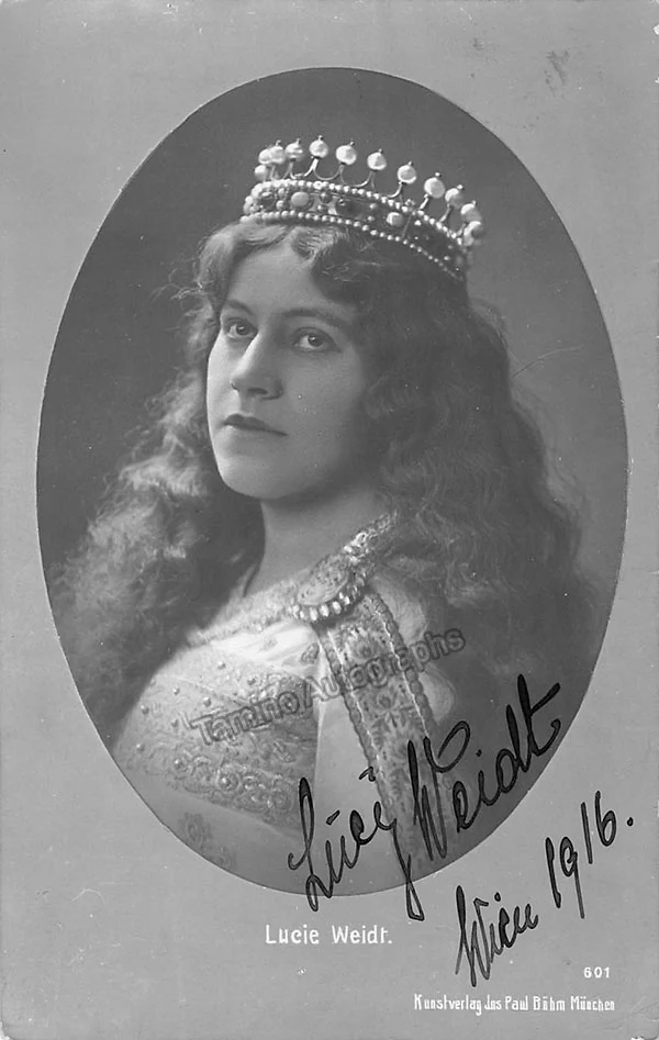 WEIDT, Lucy (Various Autographs) - Image 24