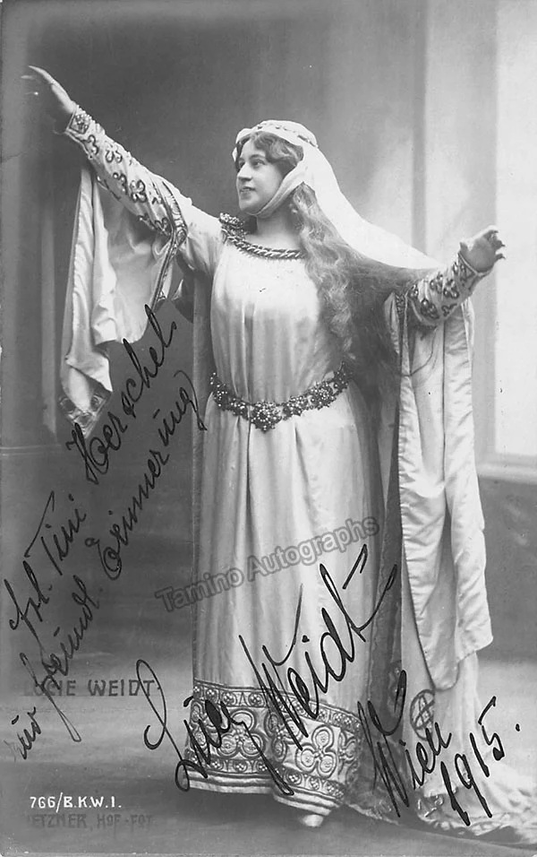 WEIDT, Lucy (Various Autographs) - Image 4