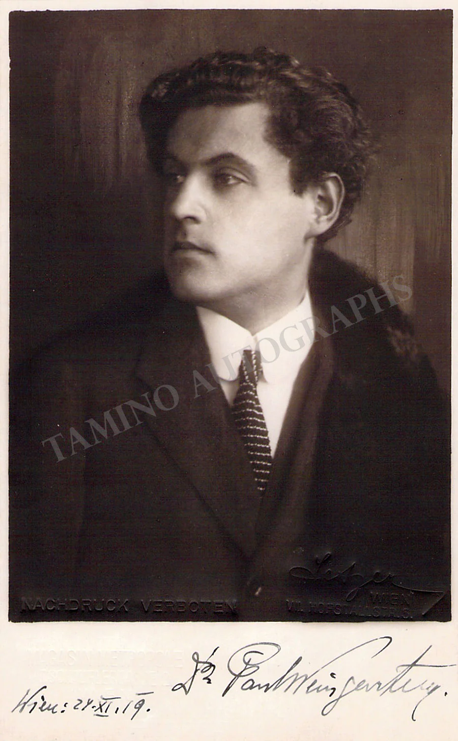 Weingarten, Paul - Signed Photograph