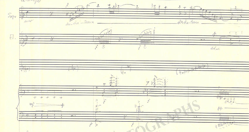 Egk, Werner - Autograph Manuscripts (Various Options) - Image 5