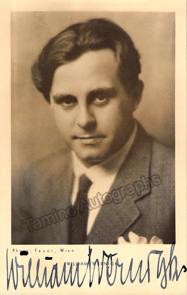 WERNIGK, William (Various Autographs) - Image 3