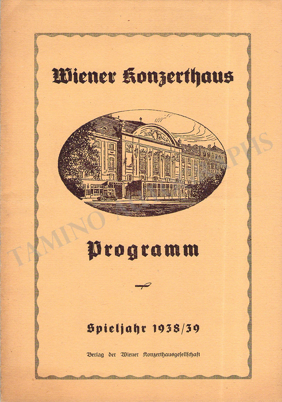 Backhaus, Wilhelm - Set of 36 Concert Programs - Image 50