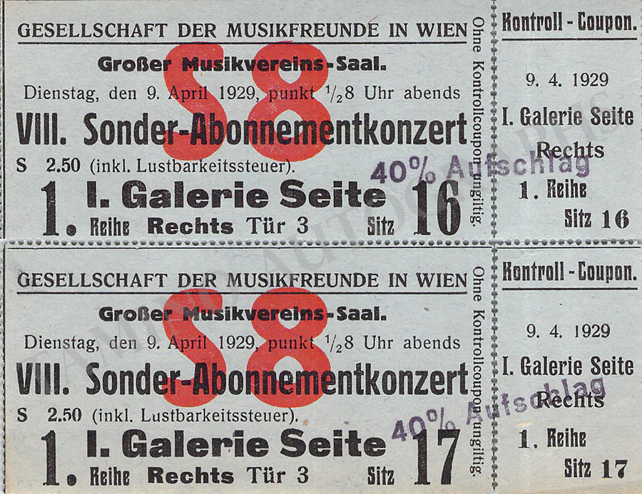 Backhaus, Wilhelm - Set of 36 Concert Programs - Image 6