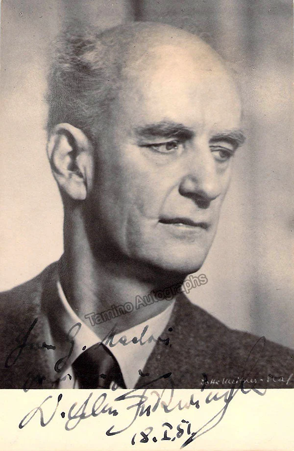 Furtwangler, Wilhelm - Various Autographs