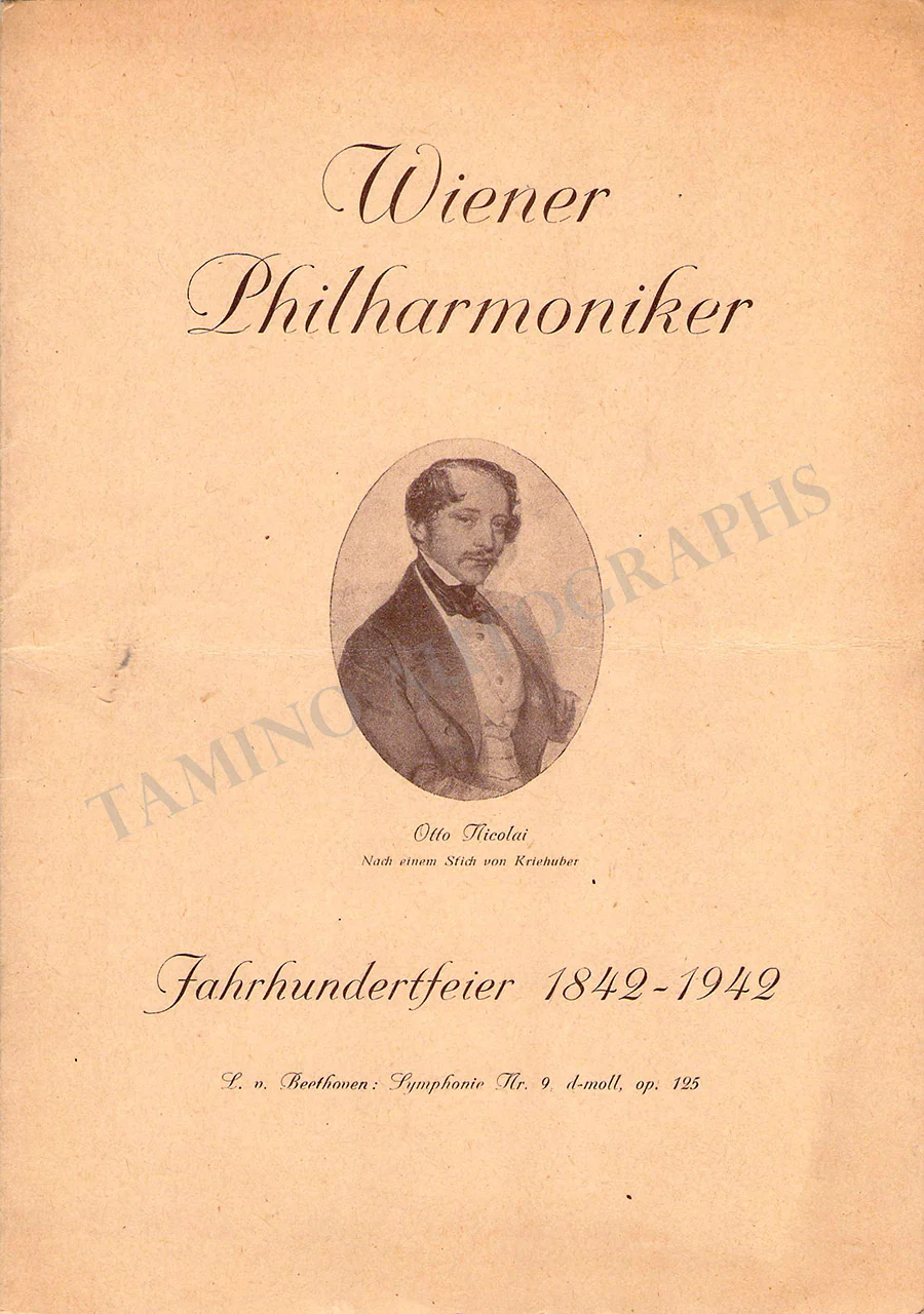 Furtwangler, Wilhelm - Unsigned Concert Programs I (Various Options) - Image 20