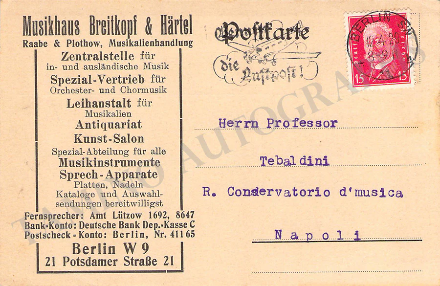 Volkmann, Wilhelm - Set of 2 Autograph Letters Signed - Image 10
