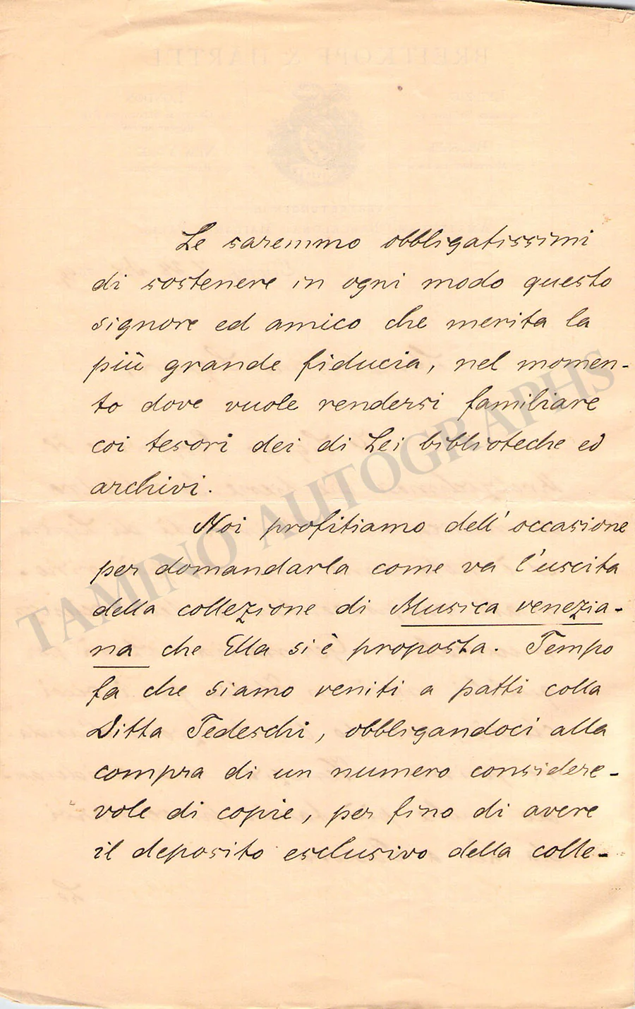 Volkmann, Wilhelm - Set of 2 Autograph Letters Signed - Image 5