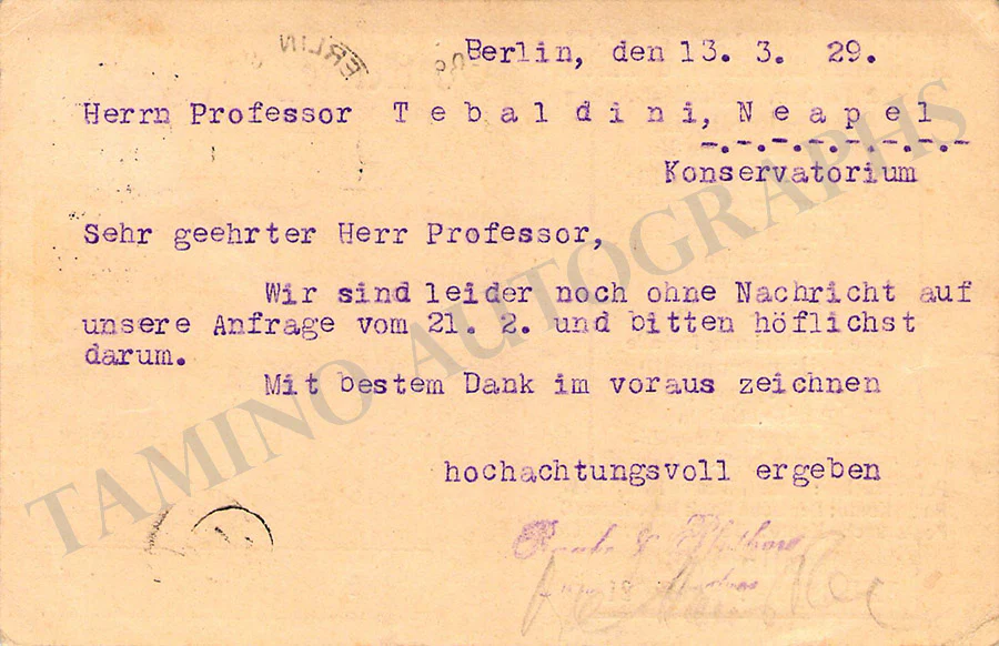 Volkmann, Wilhelm - Set of 2 Autograph Letters Signed - Image 7