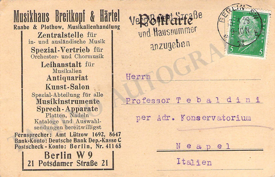 Volkmann, Wilhelm - Set of 2 Autograph Letters Signed - Image 8