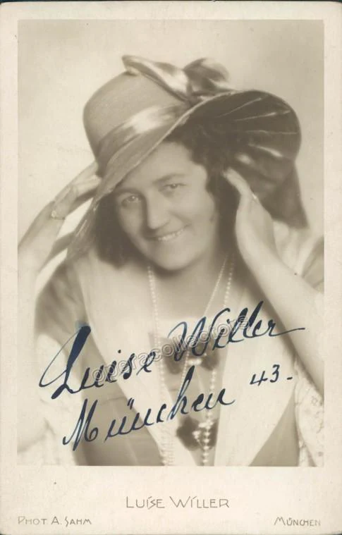WILLER, Luise (Various Autographs) - Image 4