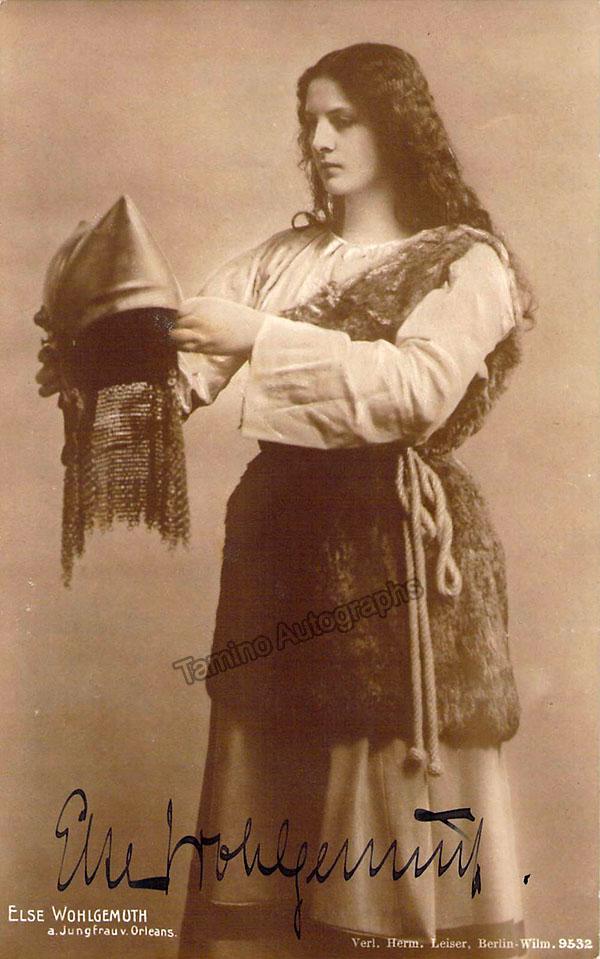 Wohlgemuth, Else - Signed Photo in Role