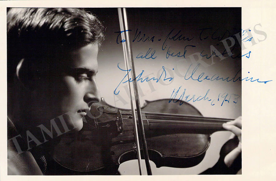 Menuhin, Yehudi - Various Autographs - Image 8