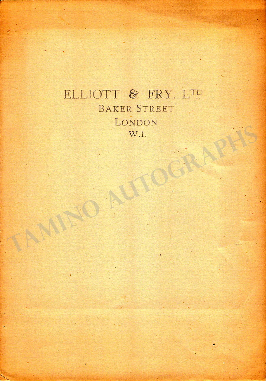 Bowen, York - Signed Photograph 1946 - Image 2