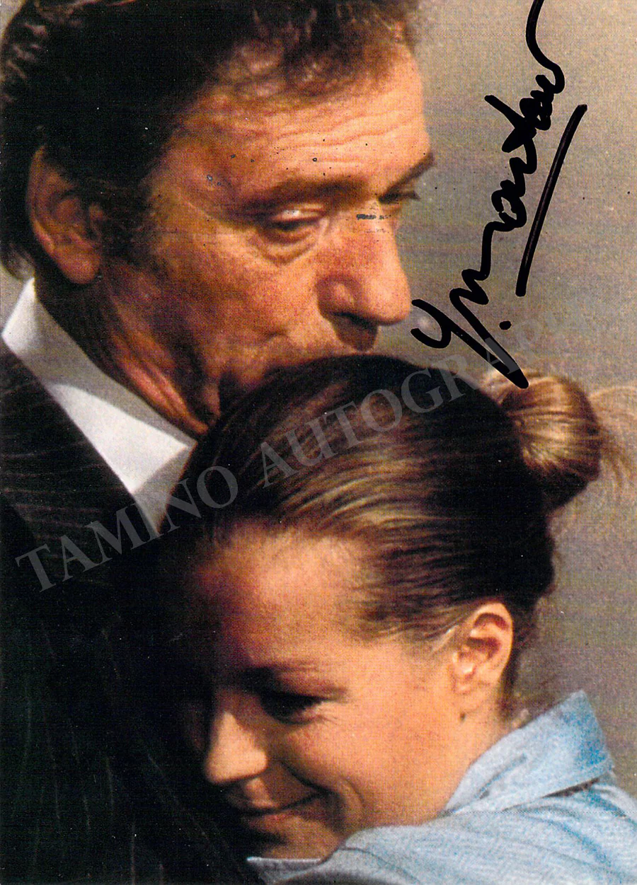 Montand, Yves - Various Autographs - Image 4