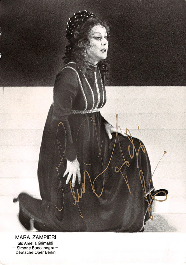 ZAMPIERI, Mara (Various Autographs) - Image 7