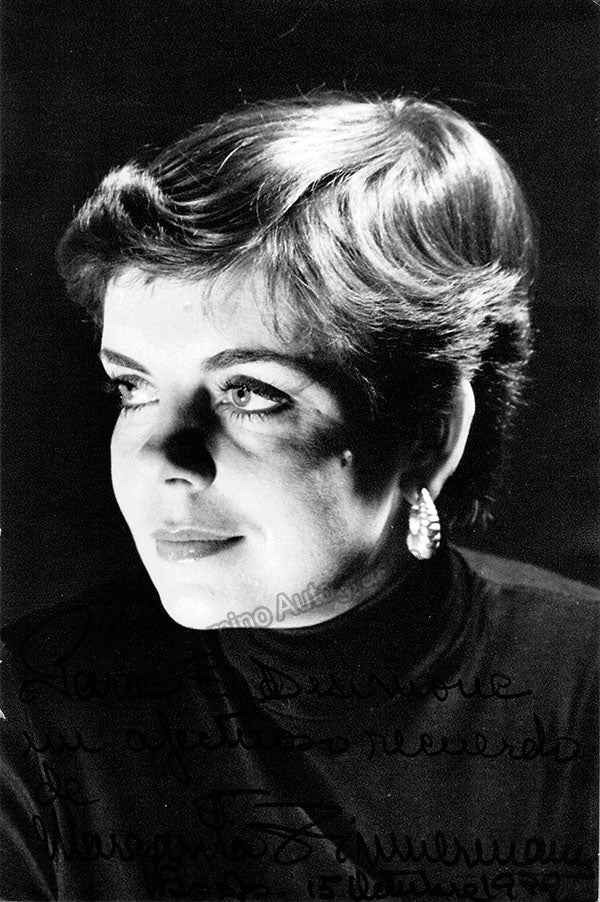 ZIMMERMANN, Margarita (Various Autographs) - Image 4